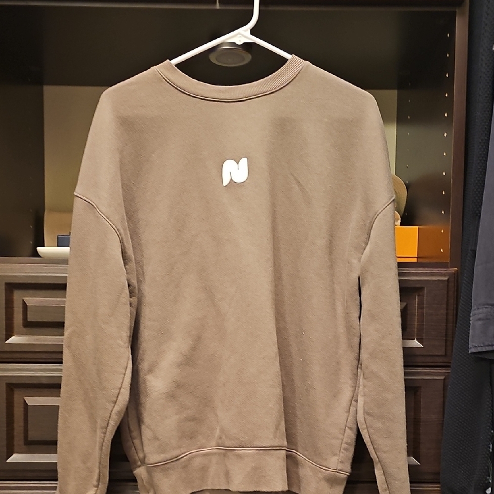 nuuds Chocolate Brown Crewneck Sweater